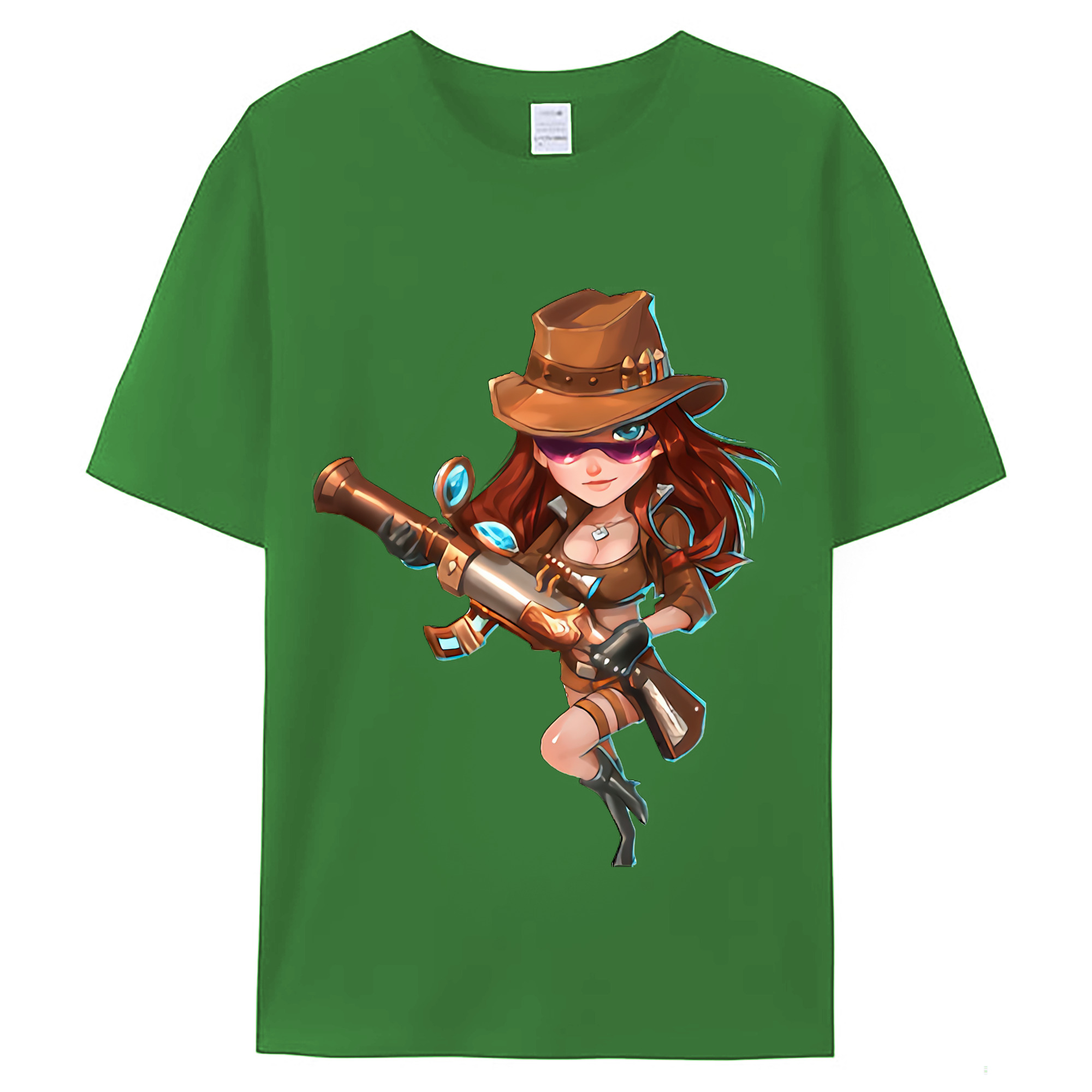 （画像用） リーグ・オブ・レジェンド League of Legends LOL レディースカジュアルプリントTシャツ（綿100％）